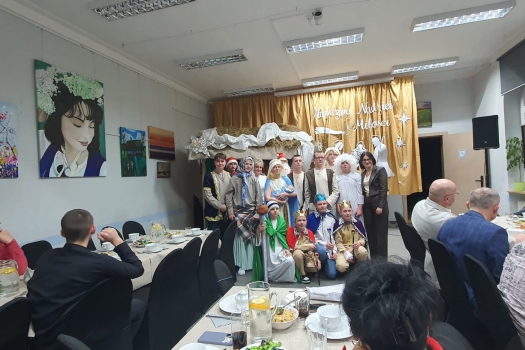 Jasełka i spotkanie wigilijne w MOS w Radawnicy